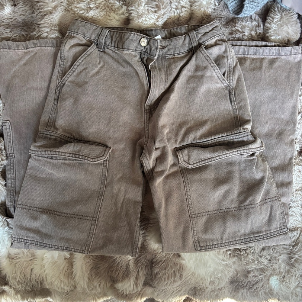 H&M Divided Mauve Cargo Pants